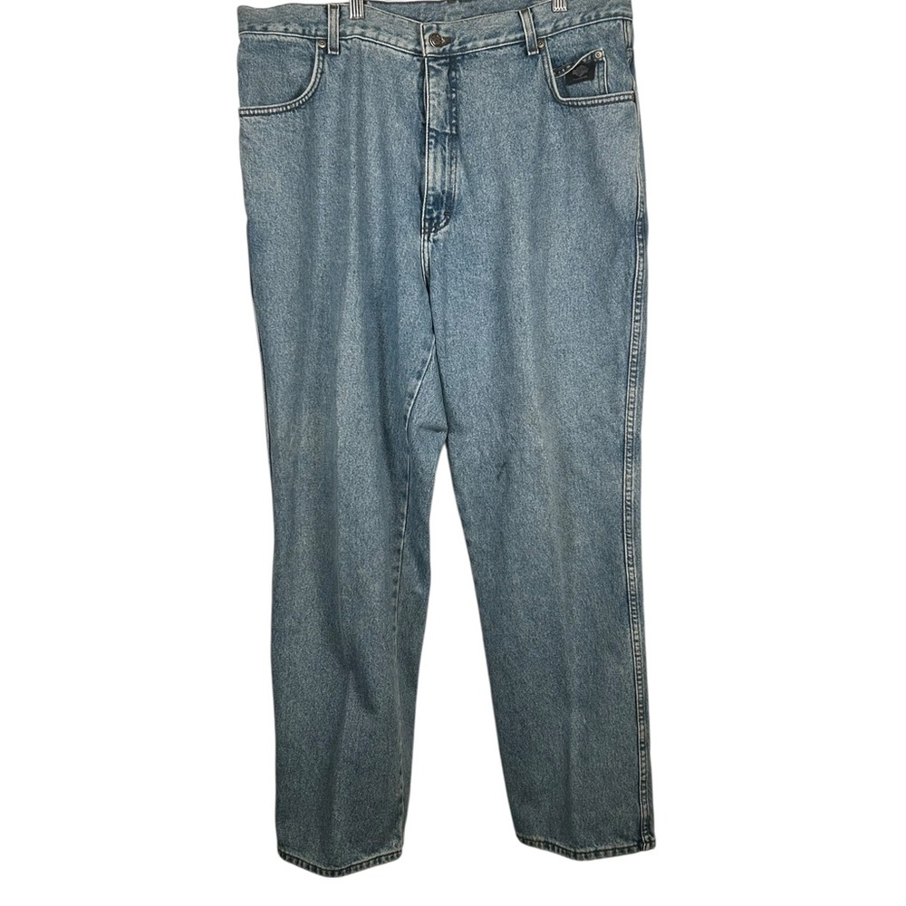 Vintage Harley Davidson Jeans 40x32 Made in USA Blue Denim Motorcycle Biker Pant